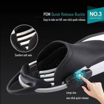 Scuba Diving Stainless Steel Spring Fin Straps Fins Adult Swim Shoes Silicone Long Snorkeling Monofin Dive Flippers