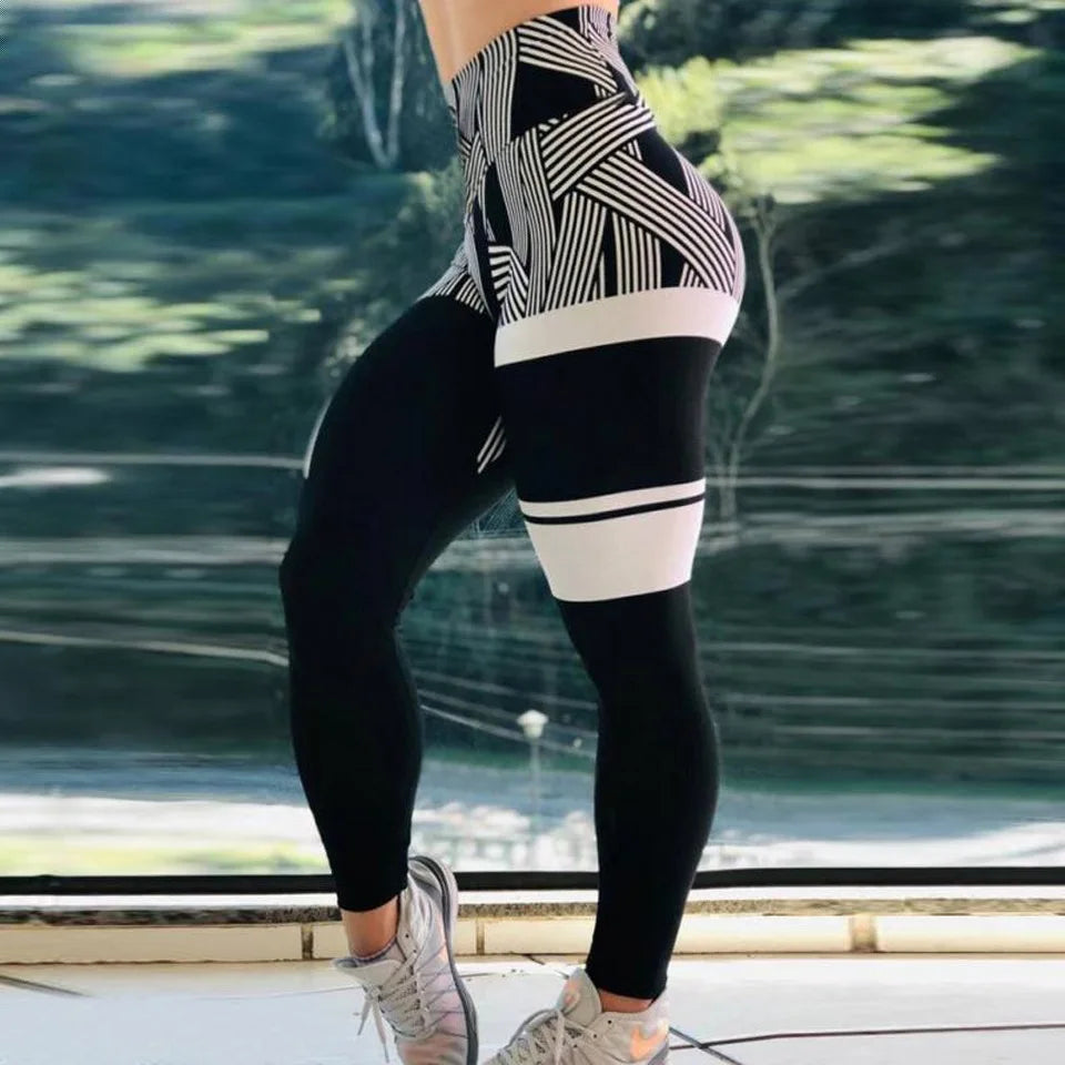 Leggings Women High Waist Yoga Pants Seamless Push Up Multiple Colourful Designs