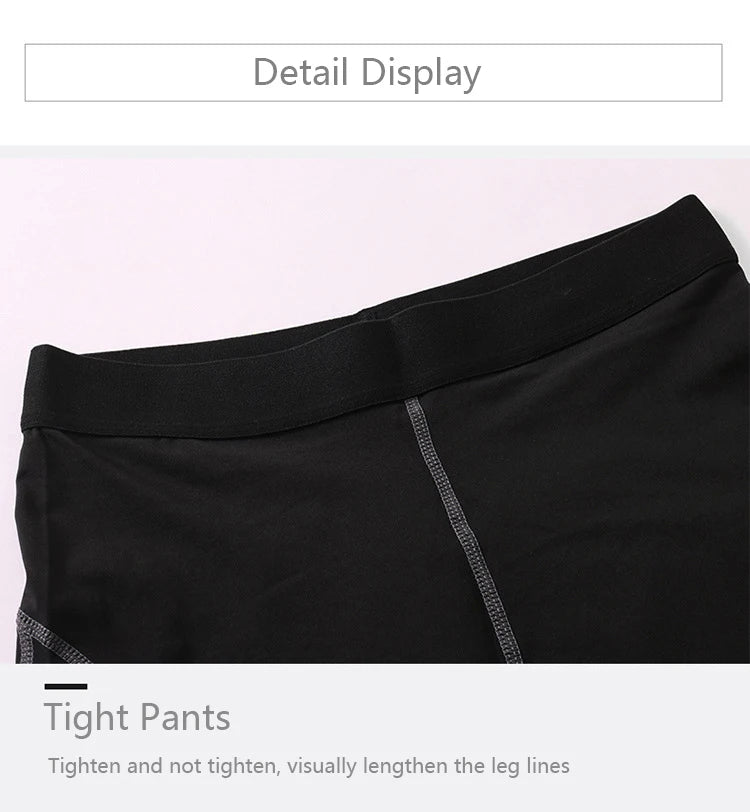 High Quality Sport Shorts Men Compression Shorts Jogging Fitness Short Training Short Legging Bottoms Pants Soccer Workout Short
