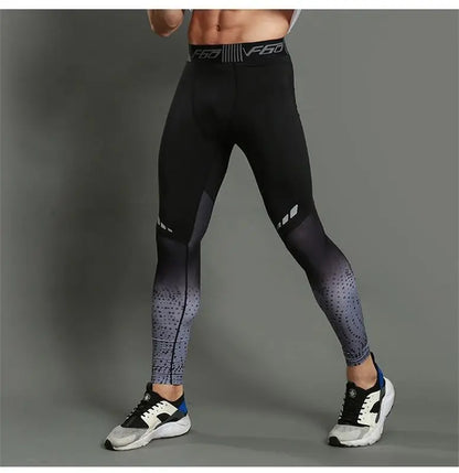 Men's Compression Pants Men Training Gym Leggings Bodybuilding Training Leggings Sport Pants Trousers Men Running Tights