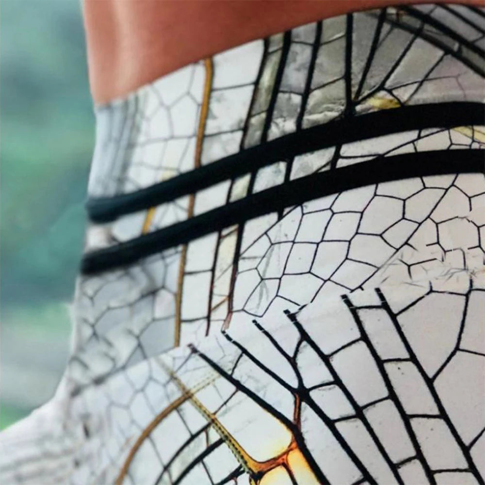 NADANBAO Sporting Leggings Women Green Wings Print Pants Multi Designs