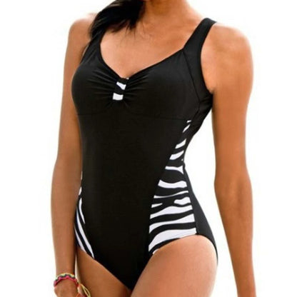 Large Size Swimwear Women One Piece Plus Size Swimsuit Closed Push Up Swimsuits Body Female Beach Wear Bathing Suit Bathers Pool