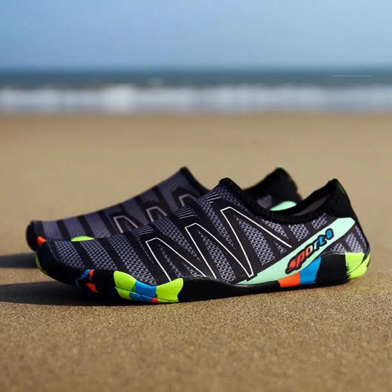 Unisex Swimming Shoes Water Sports Aqua Beach Surfing Slippers Upstream Light Athletic Footwear Swimming For Men Women