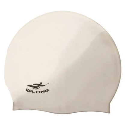 Waterproof Silicone Swim Caps Women Men High Elastic Flexible Protect Ears Hair Swimming Pool Hat for Adults Children Girls Boys