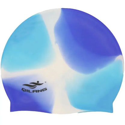 Waterproof Silicone Swim Caps Women Men High Elastic Flexible Protect Ears Hair Swimming Pool Hat for Adults Children Girls Boys