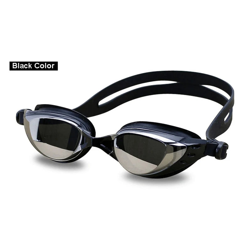 colorful Unisex coating mirrored swimming goggles adult water sportswear anti-fog anti-UV Waterproof swimming Glasses