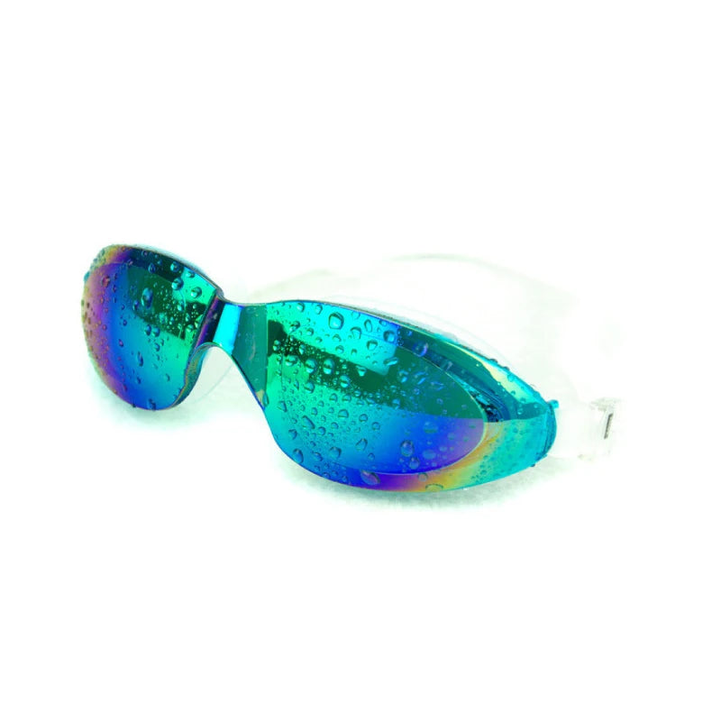 colorful Unisex coating mirrored swimming goggles adult water sportswear anti-fog anti-UV Waterproof swimming Glasses