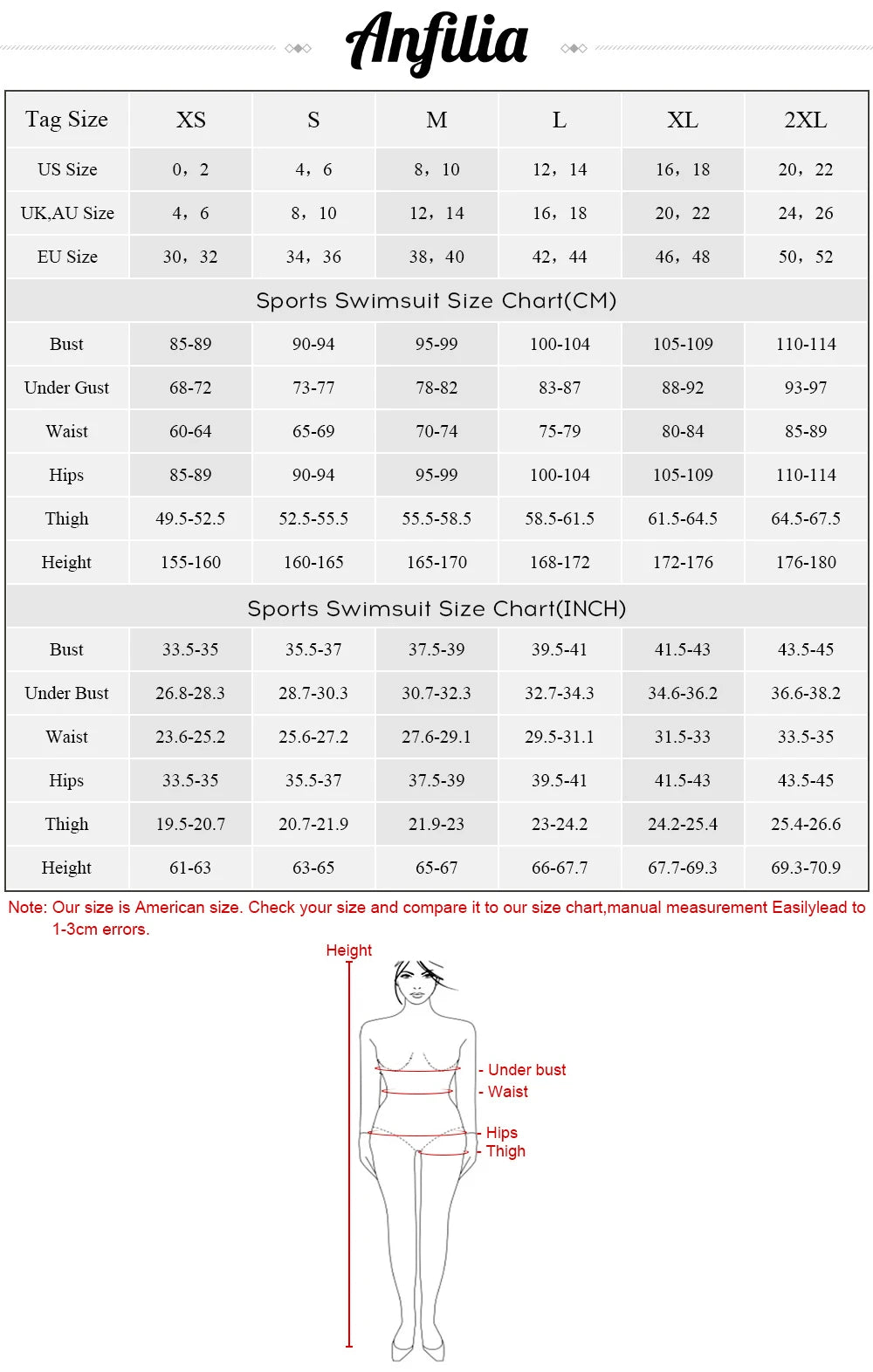 Anfilia Women One Piece Swimsuit Printed Sport Swimwear Ladies Colorblock Bathing Suit Monokini Bikini
