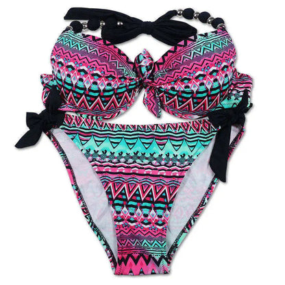 Women Bikini Offer Combined Size Swimsuit Push Up Bikini Sets Brazilian Bathing Suits Swimwear Female XXL