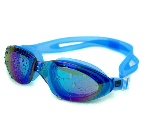colorful Unisex coating mirrored swimming goggles adult water sportswear anti-fog anti-UV Waterproof swimming Glasses