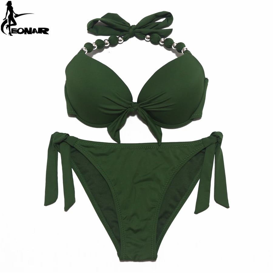 Women Bikini Offer Combined Size Swimsuit Push Up Bikini Sets Brazilian Bathing Suits Swimwear Female XXL