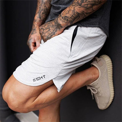 Men Gym Cotton Shorts Running Jogging Sports Fitness Bodybuilding Bermuda Male Summer Crossfit Workout Training Short Pants