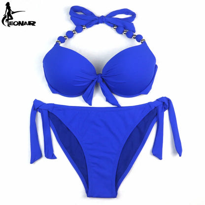Women Bikini Offer Combined Size Swimsuit Push Up Bikini Sets Brazilian Bathing Suits Swimwear Female XXL