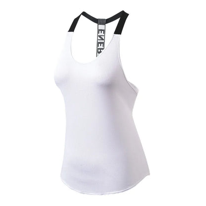Fitness Top Women Breathable Gym Workout Tank Top Backless Sport T Shirt Women Running Shirt Sportwear