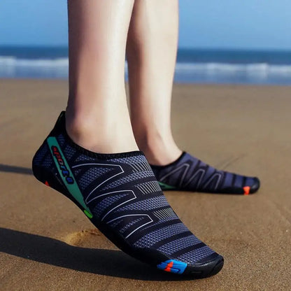 Unisex Swimming Shoes Water Sports Aqua Beach Surfing Slippers Upstream Light Athletic Footwear Swimming For Men Women