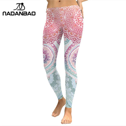 Legging Black Blue and Purple Objects Leggins Printed leggings Women leggings Women Pants