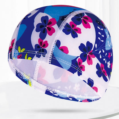 Men Women Fabric Swimming Caps Multi Colors Patterns Printed Swim Pool Water Sports Bathing Hat Elastic Nylon Swim Cap for Adults