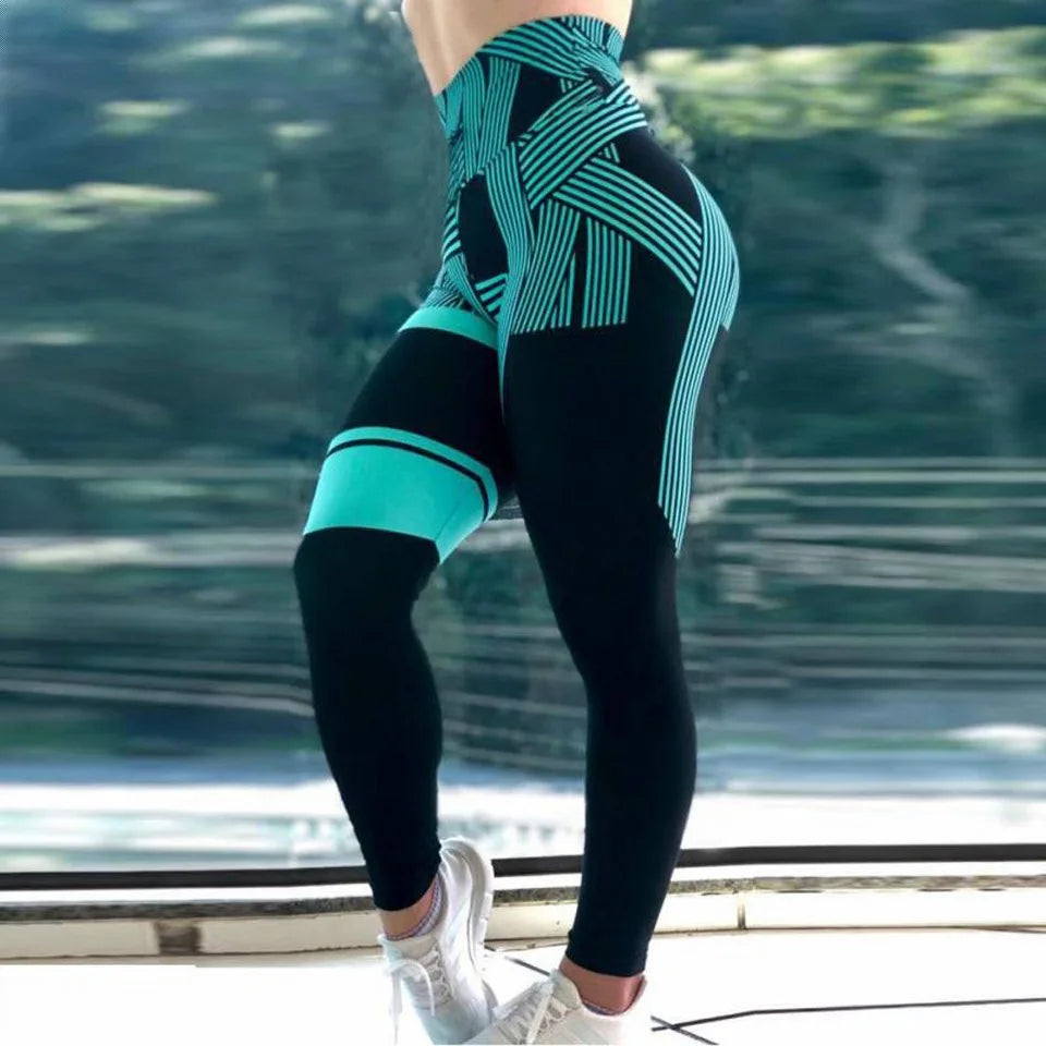 Leggings Women High Waist Yoga Pants Seamless Push Up Multiple Colourful Designs