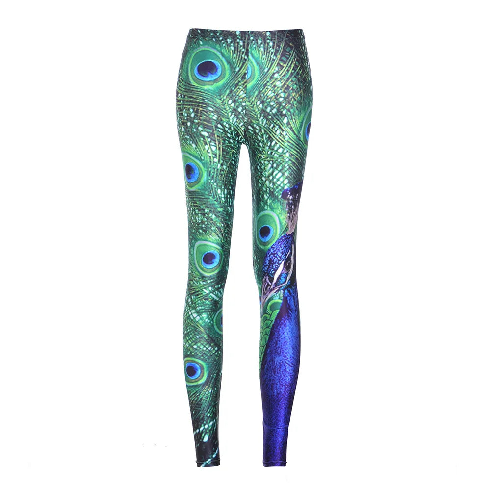 Women Legging Tiger Shark Star Art Printing Fitness leggings Fashion Slim High Waist Leggings Woman Pants Christmas Gift