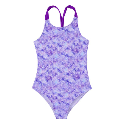 4-16 Years Girls Swimsuit Summer Brazilian Beach Swimming Suits Wear Shoulder Straps One-Piece Swimsuits for Kids Girls Swimwear