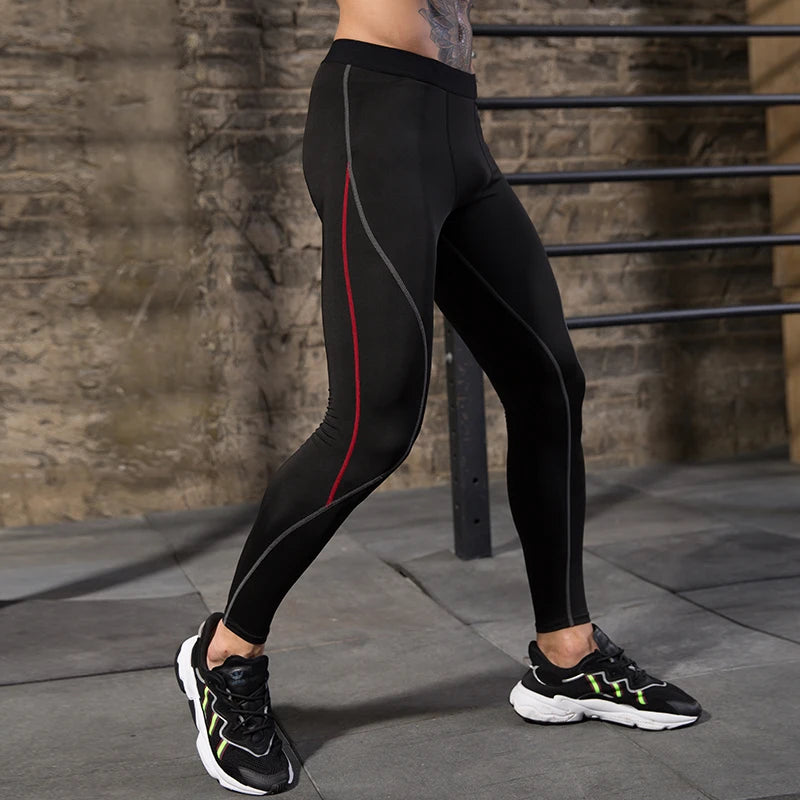 Men's Tights Compression Sport Pants Men Running Gym Leggings Training and Joggings Leggings  Soccer Tights Sports Pants for Men