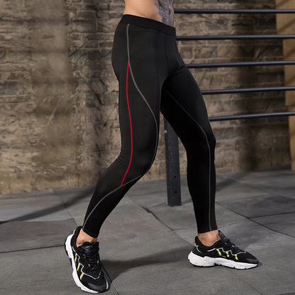 Men's Tights Compression Sport Pants Men Running Gym Leggings Training and Joggings Leggings  Soccer Tights Sports Pants for Men