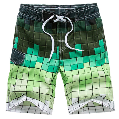 Summer Men Quick-drying Beachwear Plus Size Swimsuit Shorts Male Fashion Casual Loose Hawaii Printing Surf Board Shorts