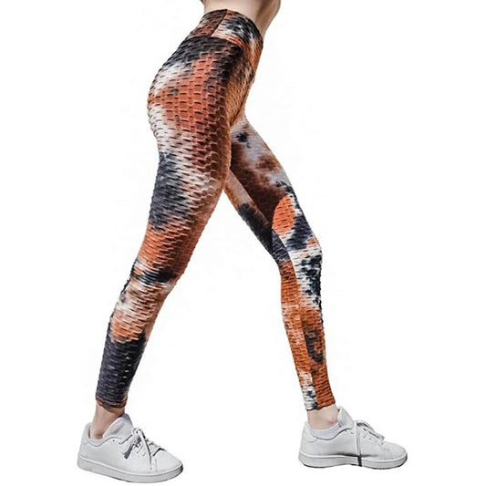 Tie Dye Leggings Women's High Waist Seamless Fitness Pants Tummy Workout Running Sports Leggings Female Hip-Lifting Leggins