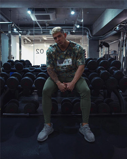 JP&UK Cotton Gym Pants Men Slim Fit Running Jogging Pants Mens Bodybuilding Sweatpants Training Sport Pants Fitness Trousers