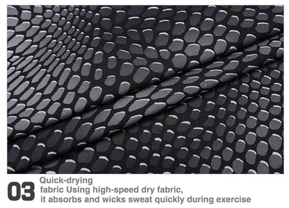 Men Running Shirt Compression Quick Dry Breathable Gym Shirt Elastic Sweat Sport Shirt Fitness Men Clothing Rashguard Male Tops