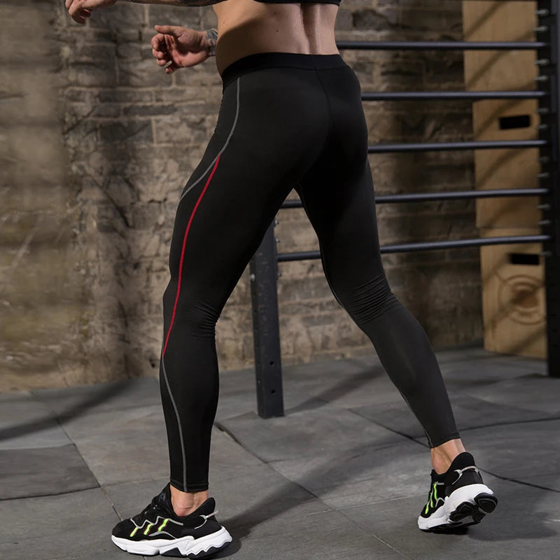 Men's Tights Compression Sport Pants Men Running Gym Leggings Training and Joggings Leggings  Soccer Tights Sports Pants for Men