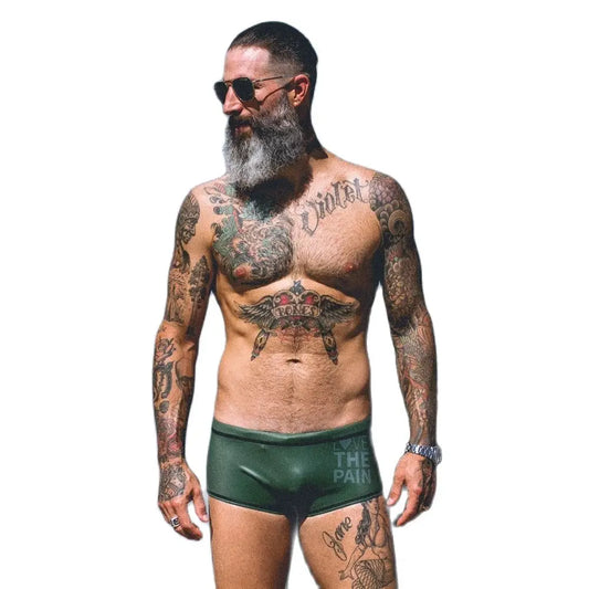 Love The Pain Pampage Training Swin Leg Boxer Swimming Trunks Swimming Trunks Printing Panties Swimming Training Pants