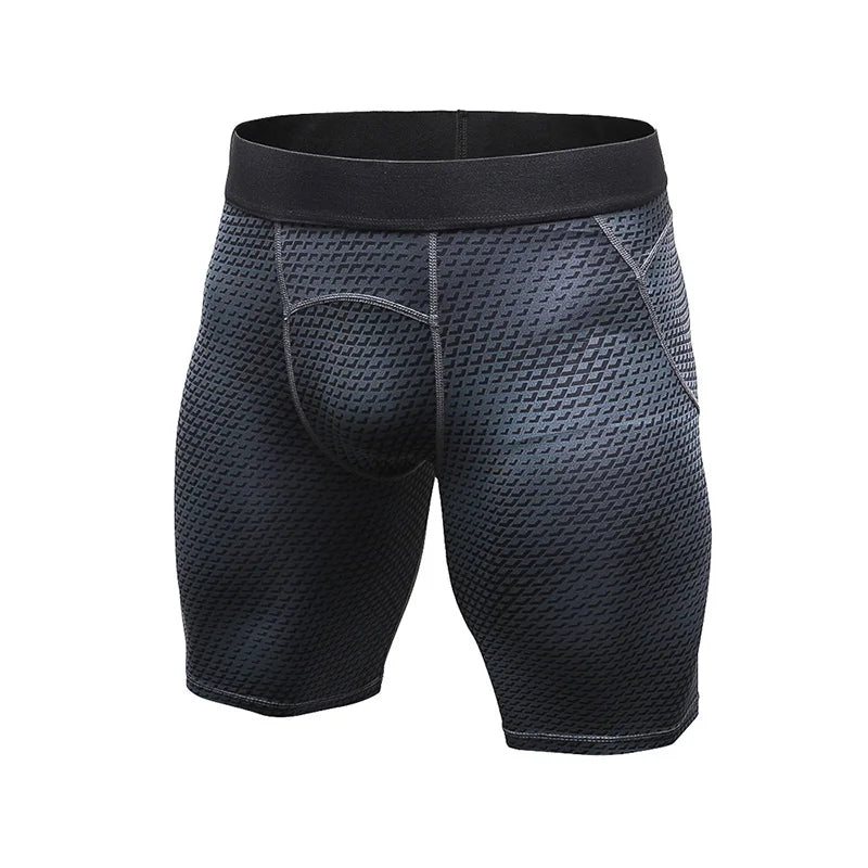 Men Gym Running Shorts Summer Sports Workout Short Pants Leggings Fitness Skinny Training Gym Base Layer Tights