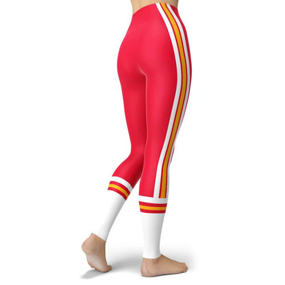 Printed Women's Sport Leggings Femme Fresh Color Striped Elastic Workout Blue Legging Outdoor Clothes