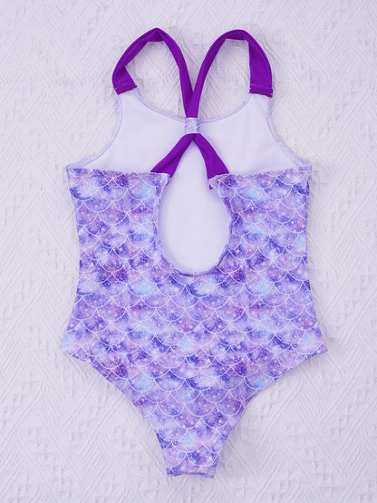 4-16 Years Girls Swimsuit Summer Brazilian Beach Swimming Suits Wear Shoulder Straps One-Piece Swimsuits for Kids Girls Swimwear
