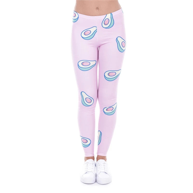 DeanFire Super Soft Stretch Leggings AZTEC ROUND OMBRE Print Fitness Legging Slim Leggings High Waist Trouser Women Pants