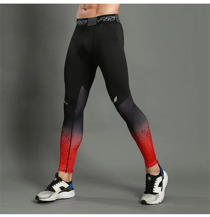 Men's Compression Pants Men Training Gym Leggings Bodybuilding Training Leggings Sport Pants Trousers Men Running Tights