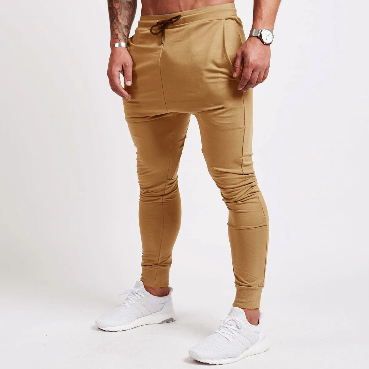 Men's Slim Jogger Pants, Tapered Athletic Sweatpants for Jogging Running Exercise Gym Workout