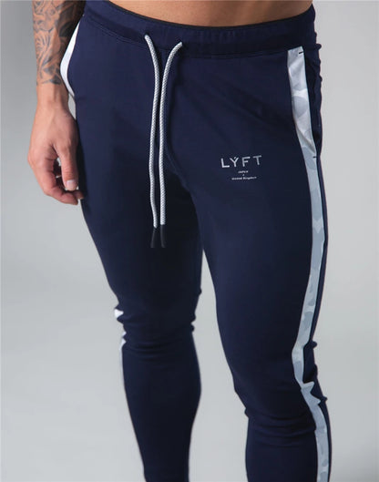 JP&UK Cotton Gym Pants Men Slim Fit Running Jogging Pants Mens Bodybuilding Sweatpants Training Sport Pants Fitness Trousers