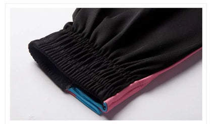 Harajuku Fashion Sports Men Pants Daily Outdoor Basketball Sweatpants Hollow Out Side Stripe Button Fly Design Creative Trousers