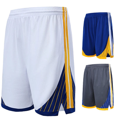 Basketball Shorts Fitness Men Mesh Breathable Outdoor Running Sports Training Sweatpants Pocket Patchwork Loose Beach Short