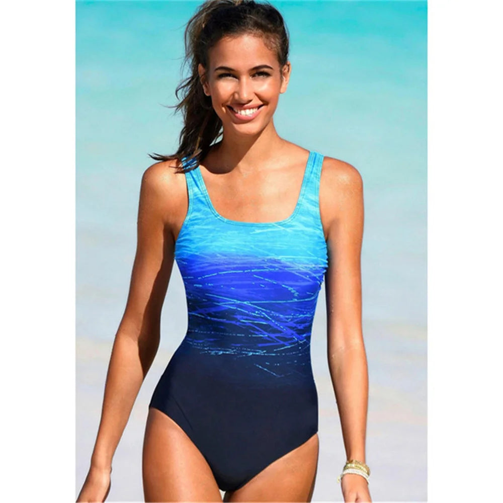 One-Piece Large Size Swimwear Push Up Women Swimsuit Closed Body Female Bathing Suit For Pool Beach Wear Bathers