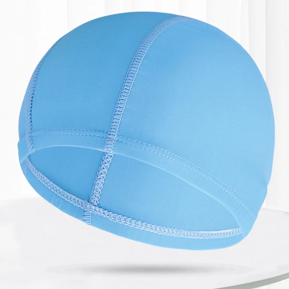 Men Women Fabric Swimming Caps Multi Colors Patterns Printed Swim Pool Water Sports Bathing Hat Elastic Nylon Swim Cap for Adults