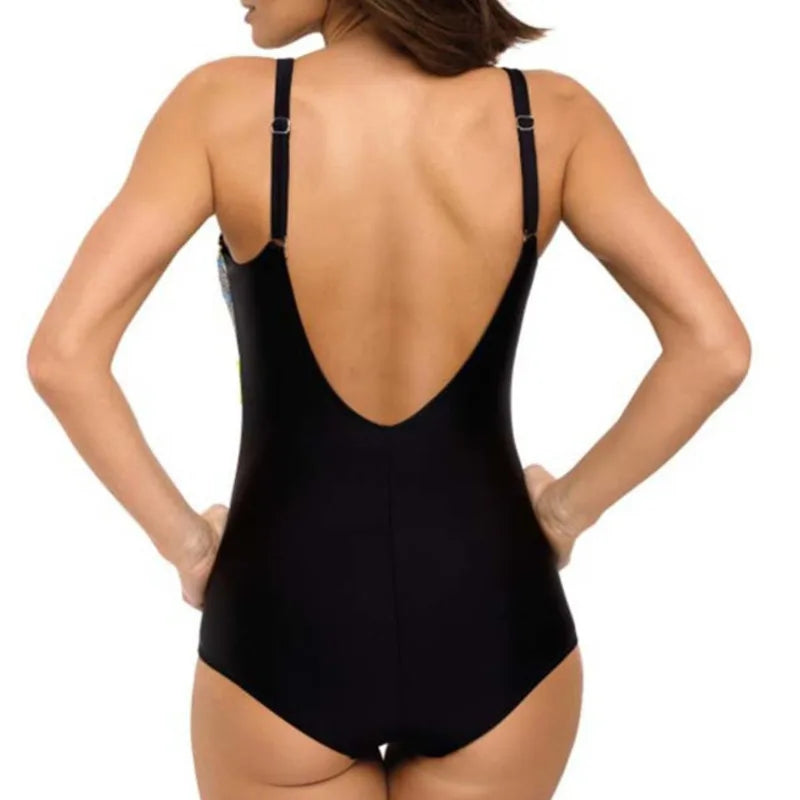 One-Piece Large Swimsuits Closed Female Plus Size Swimwear For The Pool Swim Bather Beach Body Bathing Suits Women