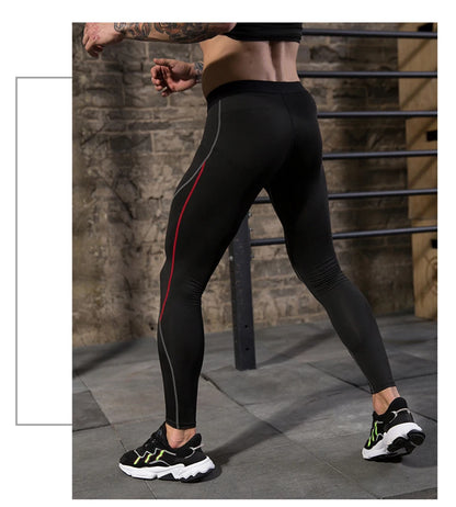 Men's Tights Compression Sport Pants Men Running Gym Leggings Training and Joggings Leggings  Soccer Tights Sports Pants for Men
