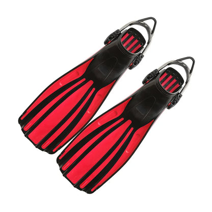 Scuba Diving Stainless Steel Spring Fin Straps Fins Adult Swim Shoes Silicone Long Snorkeling Monofin Dive Flippers