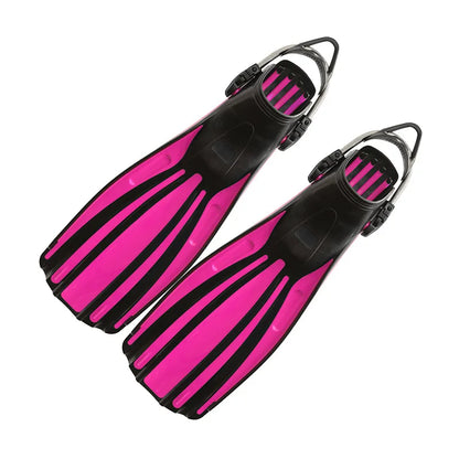 Scuba Diving Stainless Steel Spring Fin Straps Fins Adult Swim Shoes Silicone Long Snorkeling Monofin Dive Flippers