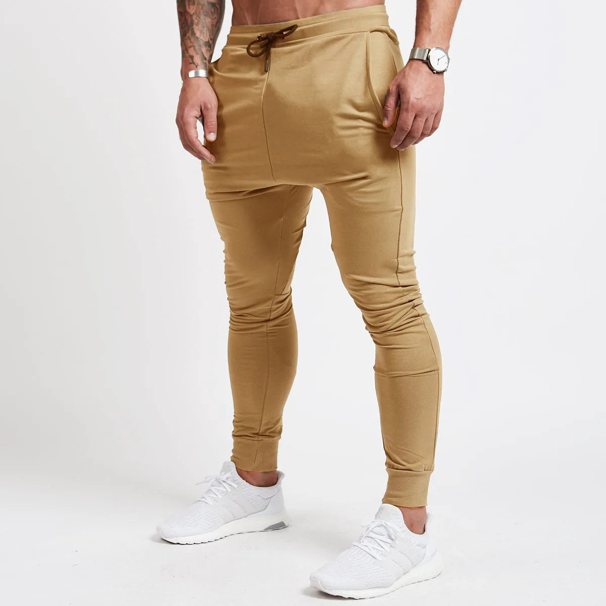 Men's Slim Jogger Pants, Tapered Athletic Sweatpants for Jogging Running Exercise Gym Workout