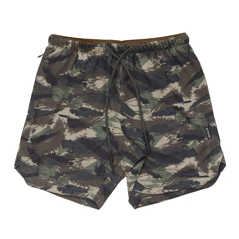 Camouflage Running Shorts Men Gym Fitness Sports Shorts Quick Dry Swim Beach Shorts Jogging Training Short Pants Male Sweatpants