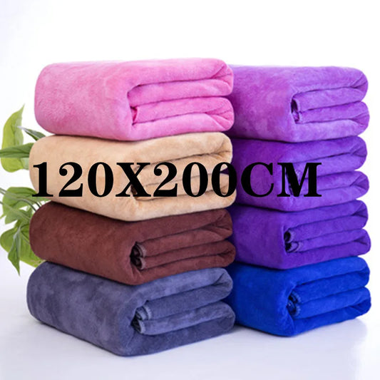 Larger thicker increase microfiber bath towel, absorbent ,quick-drying, super soft hotel bath towel to wear bath towel
